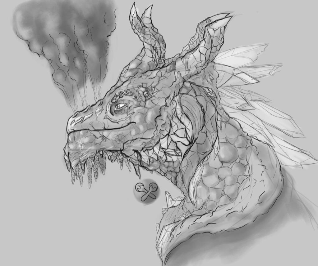 Digital Sketch with M.R. (Headshot)