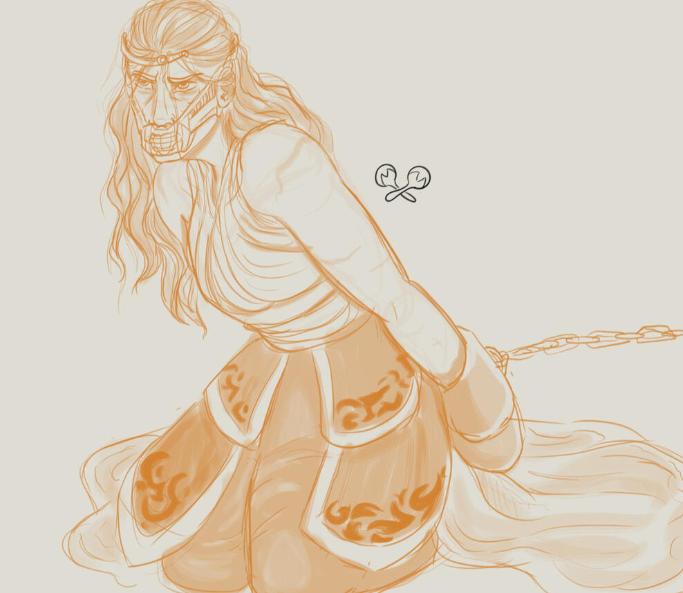 Digital Sketch with M.R. (Full Body)
